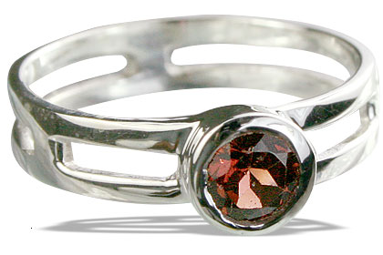 SKU 14318 - a Garnet rings Jewelry Design image