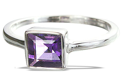 SKU 14326 - a Amethyst rings Jewelry Design image