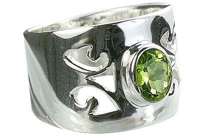 SKU 14333 - a Peridot rings Jewelry Design image