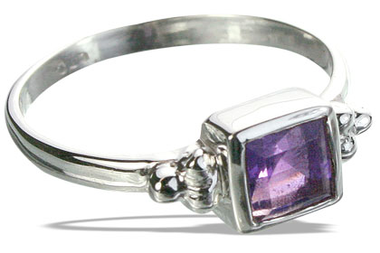 SKU 14342 - a Amethyst rings Jewelry Design image