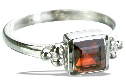 SKU 14343 - a Garnet rings Jewelry Design image