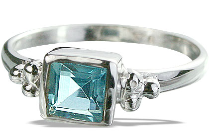 SKU 14346 - a Blue topaz rings Jewelry Design image