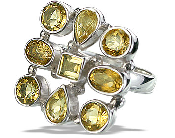 SKU 14353 - a Citrine rings Jewelry Design image