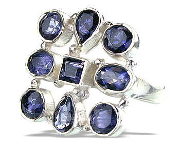 SKU 14354 - a Iolite rings Jewelry Design image