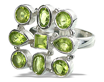 SKU 14355 - a Peridot rings Jewelry Design image