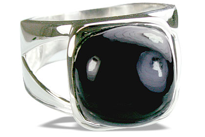 SKU 14393 - a Onyx rings Jewelry Design image