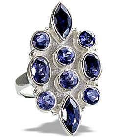 SKU 14396 - a Iolite rings Jewelry Design image