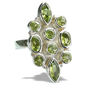 SKU 14397 - a Peridot rings Jewelry Design image