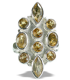 SKU 14398 - a Citrine rings Jewelry Design image