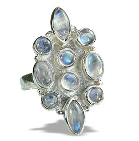 SKU 14402 - a Moonstone rings Jewelry Design image