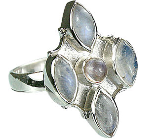 SKU 14416 - a Moonstone rings Jewelry Design image