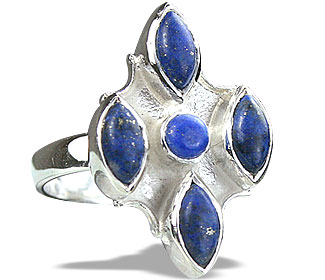 SKU 14421 - a Lapis lazuli rings Jewelry Design image