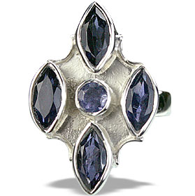 SKU 14422 - a Iolite rings Jewelry Design image