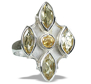 SKU 14423 - a Citrine rings Jewelry Design image