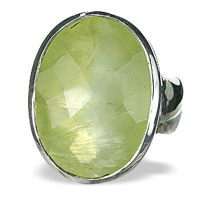 SKU 14489 - a Prehnite rings Jewelry Design image