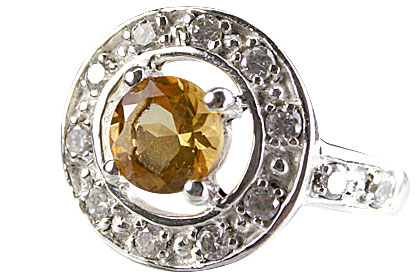 SKU 14571 - a Citrine rings Jewelry Design image
