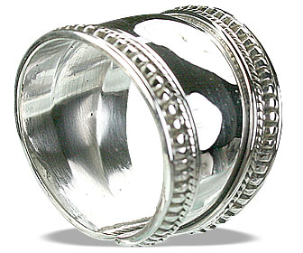 SKU 14883 - a Silver rings Jewelry Design image