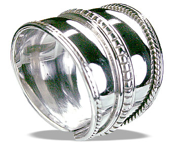 SKU 14885 - a Silver rings Jewelry Design image