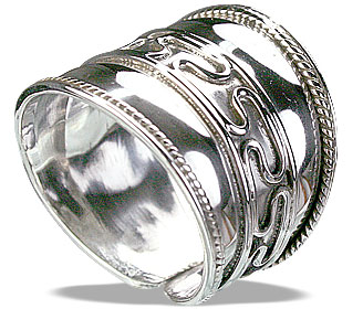 SKU 14886 - a Silver rings Jewelry Design image