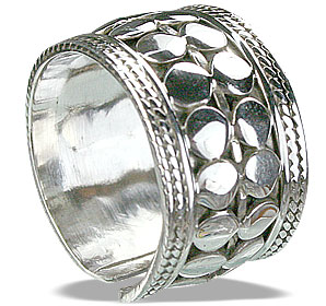 SKU 14891 - a Silver rings Jewelry Design image