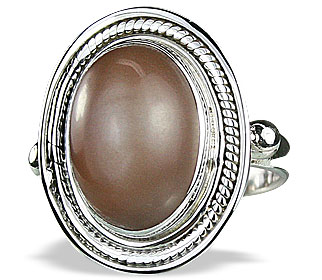 SKU 14904 - a Moonstone rings Jewelry Design image