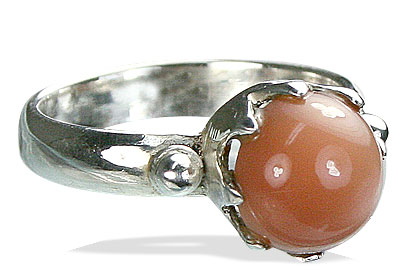 SKU 14905 - a Moonstone rings Jewelry Design image