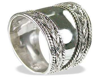 SKU 14925 - a Silver rings Jewelry Design image