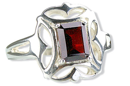 SKU 15034 - a Garnet rings Jewelry Design image