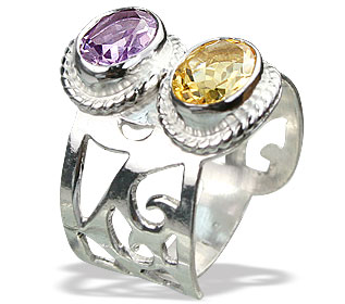 SKU 15152 - a Amethyst rings Jewelry Design image