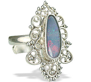 SKU 15214 - a Opal rings Jewelry Design image