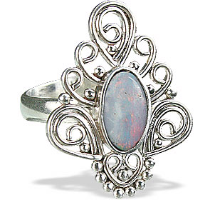SKU 15217 - a Opal rings Jewelry Design image