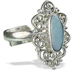 SKU 15225 - a Opal rings Jewelry Design image