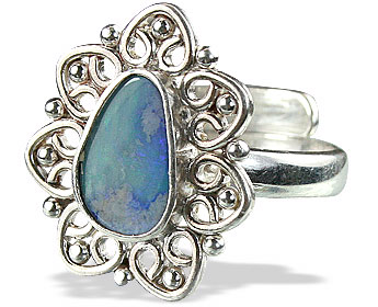 SKU 15229 - a Opal rings Jewelry Design image