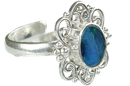 SKU 15230 - a Opal rings Jewelry Design image