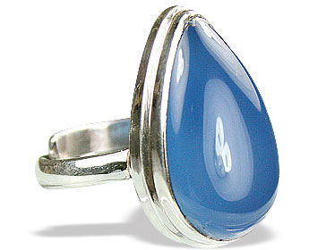 SKU 15340 - a Chalcedony rings Jewelry Design image