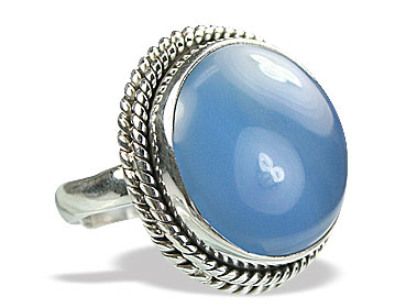 SKU 15342 - a Chalcedony rings Jewelry Design image