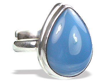SKU 15343 - a Chalcedony rings Jewelry Design image