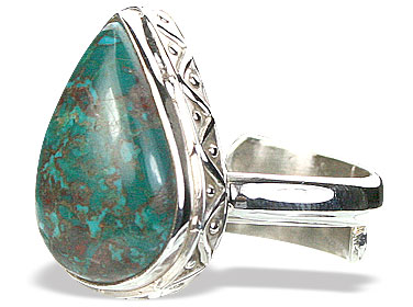 SKU 15376 - a Chrysocolla rings Jewelry Design image