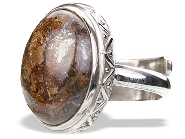 SKU 15381 - a Bronzite rings Jewelry Design image