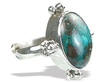 SKU 15385 - a Chrysocolla rings Jewelry Design image