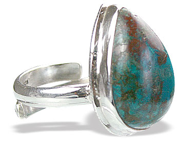 SKU 15388 - a Chrysocolla rings Jewelry Design image