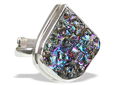 SKU 15390 - a Drusy rings Jewelry Design image
