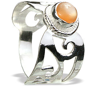 SKU 15397 - a Moonstone rings Jewelry Design image