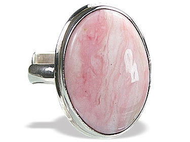 SKU 15411 - a Pink Opal rings Jewelry Design image