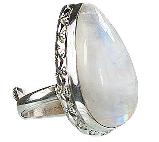 SKU 15462 - a Moonstone rings Jewelry Design image