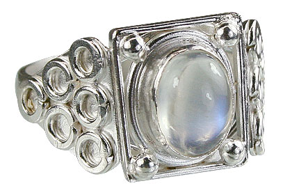 SKU 15467 - a Moonstone rings Jewelry Design image