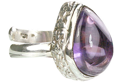 SKU 15511 - a Amethyst rings Jewelry Design image