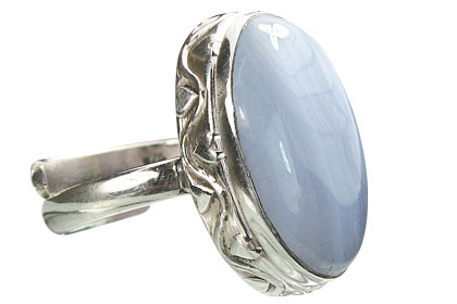 SKU 15517 - a Blue Lace Agate rings Jewelry Design image