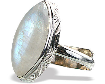 SKU 15519 - a Moonstone rings Jewelry Design image