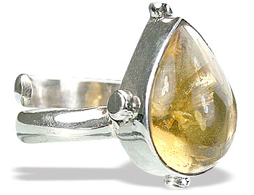 SKU 15524 - a Citrine rings Jewelry Design image